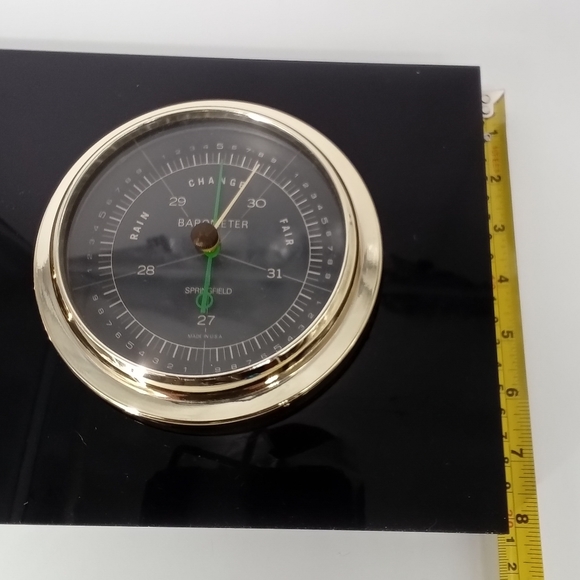 MID-CENTURY LUCITE WEATHER STATION - Picture 7 of 7